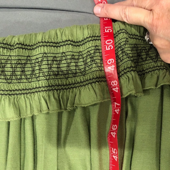 SOLD Gorgeous Sleeveless Green Boho "New Glory" - Picture 1 of 6